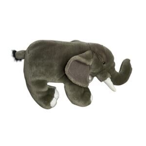 Vintage Cuddlekins Wild Republic 2003 Stuffed Plush 12" Elephant Gray 80084